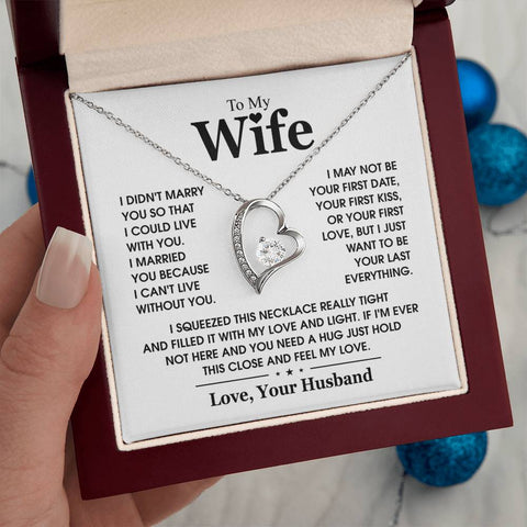 To My Wife - My Love - Forever Love Necklace