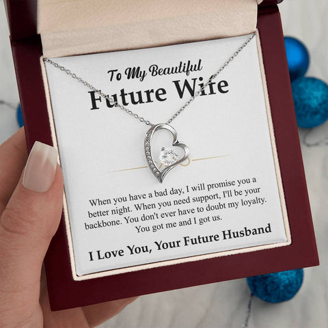 To My Beautiful Future Wife - Forever Love Necklace