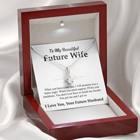 To My Beautiful Future Wife - Alluring Beauty Necklace